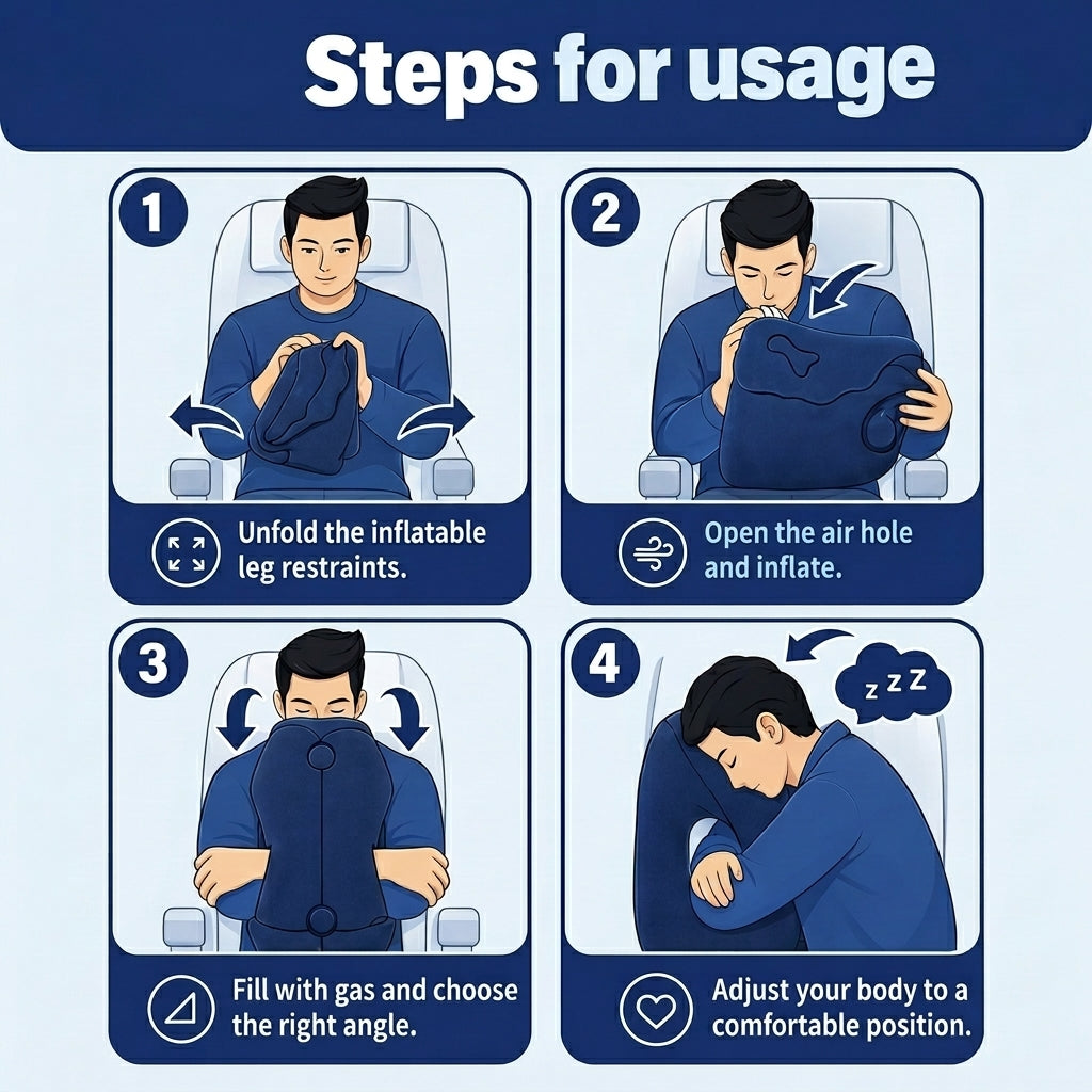 AirHug Inflatable Travel Pillow